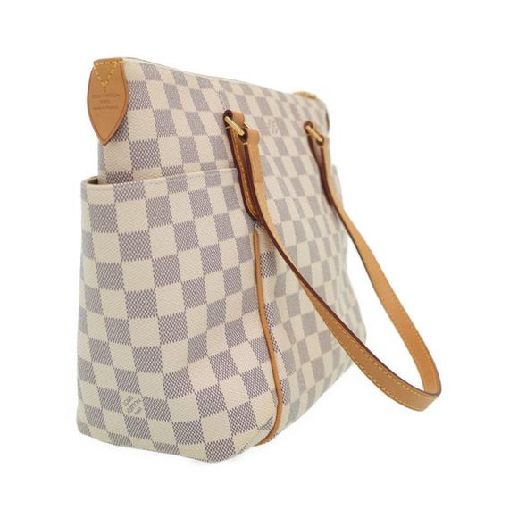 Louis Vuitton Damier Azur Totally PM Tote Bag Beige - Picture 2 of 8